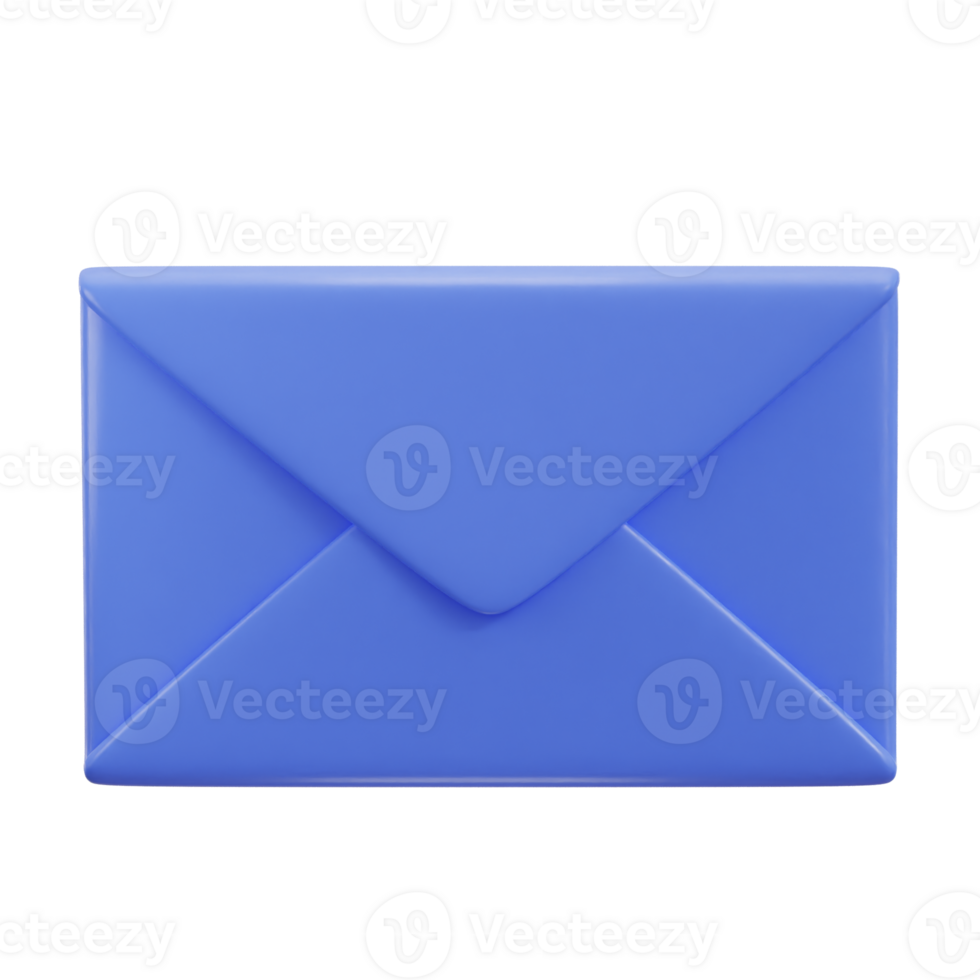 3d envelope email message box icon png
