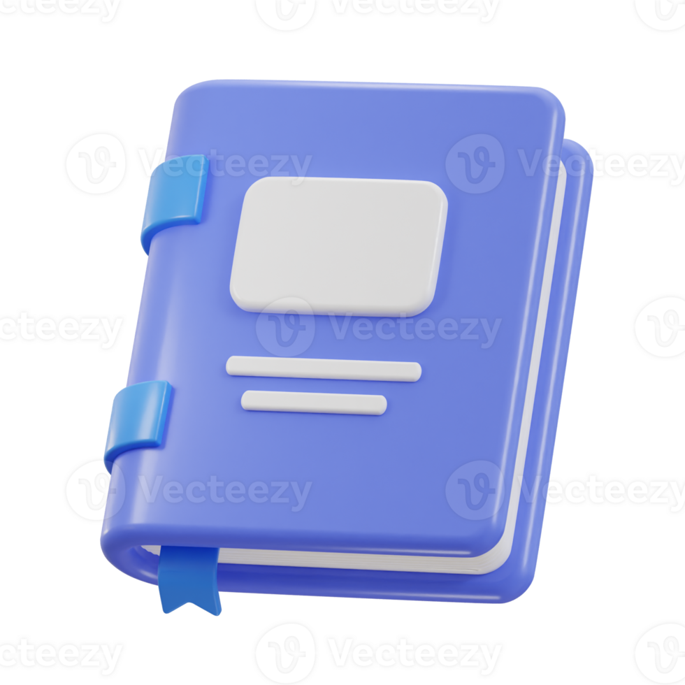 notebook icon 3d illustration png