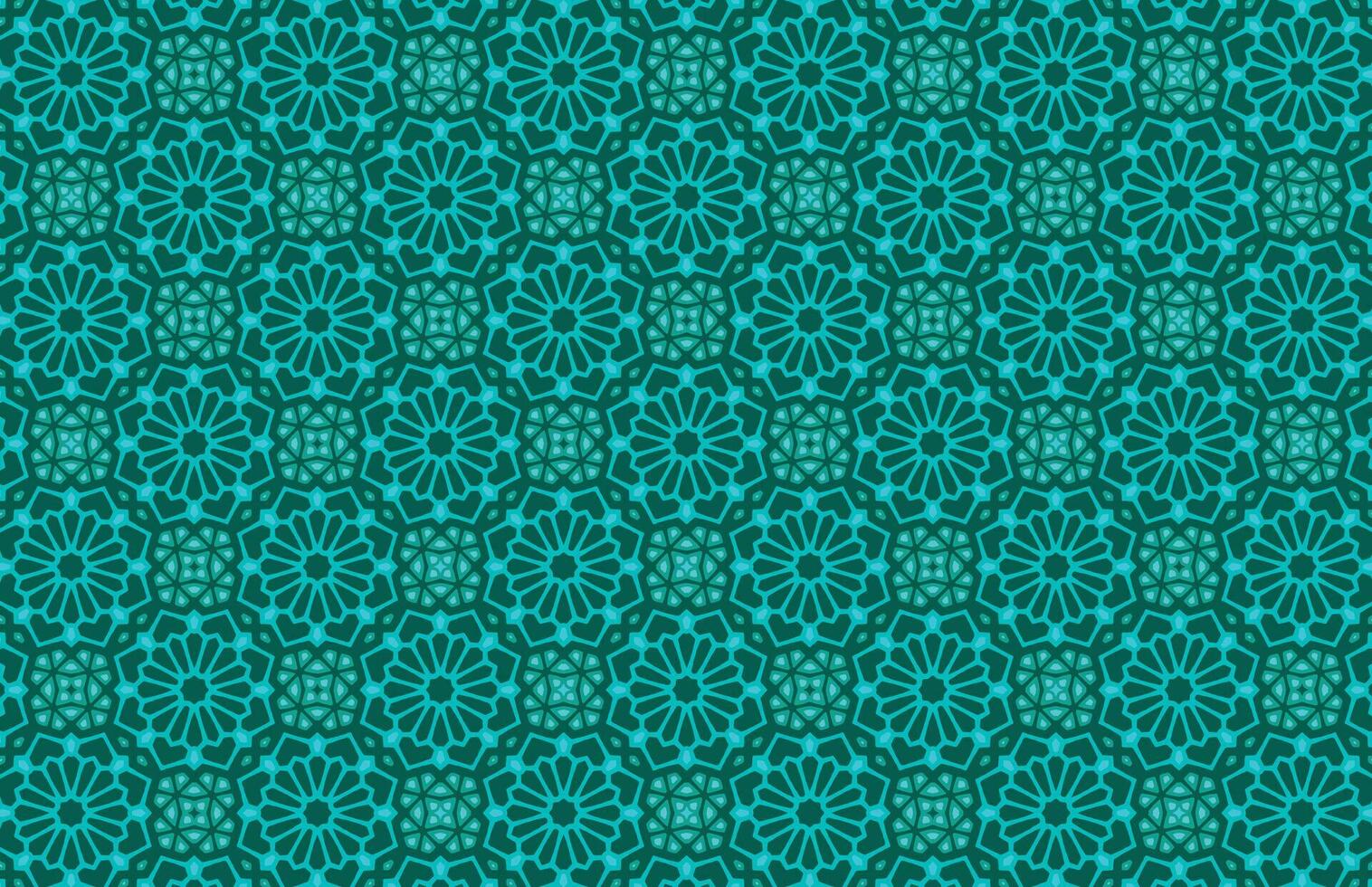 azul color mandala diseño textil tela modelo vector