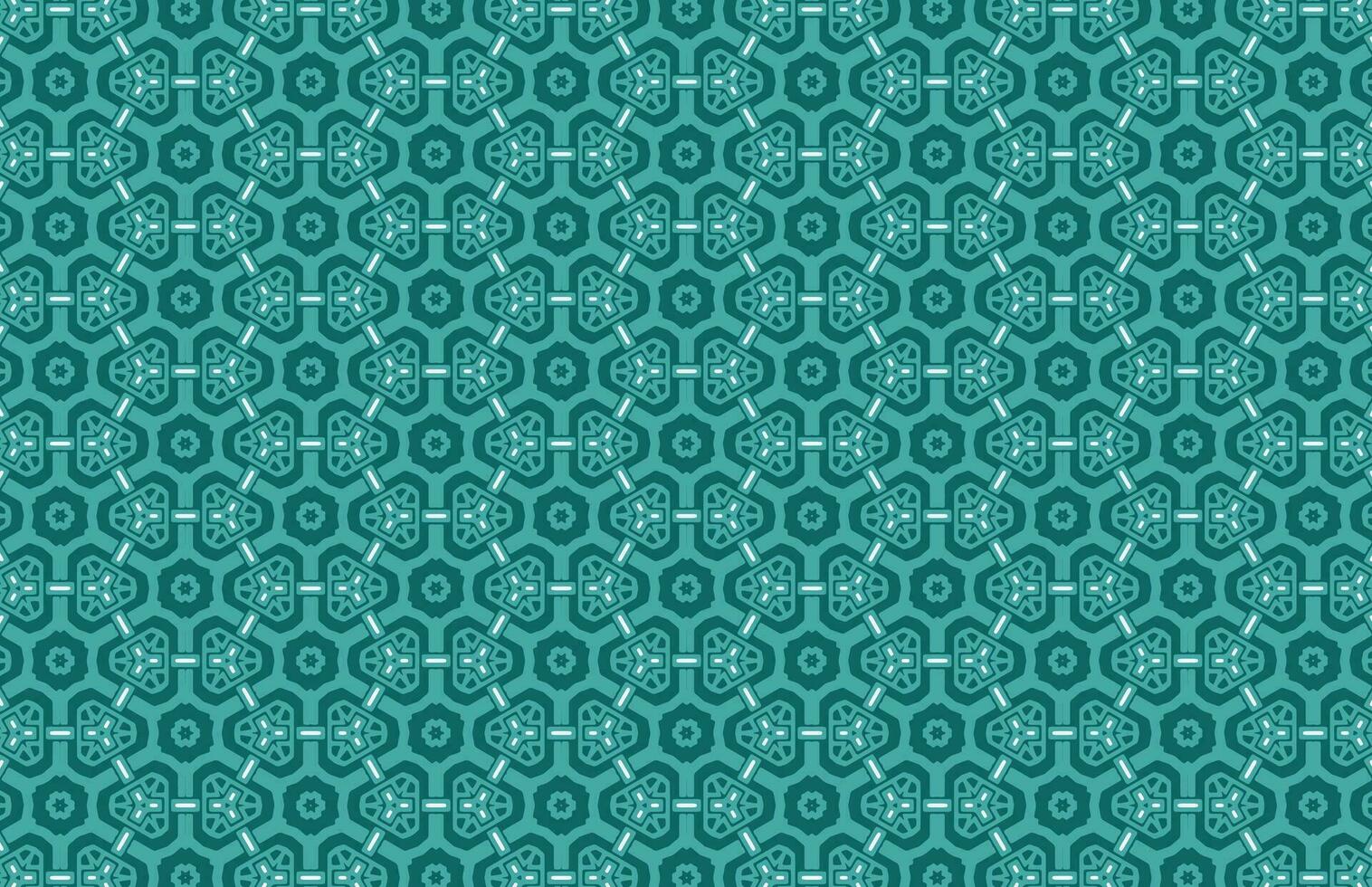 Dark green and white fabric pattern vector