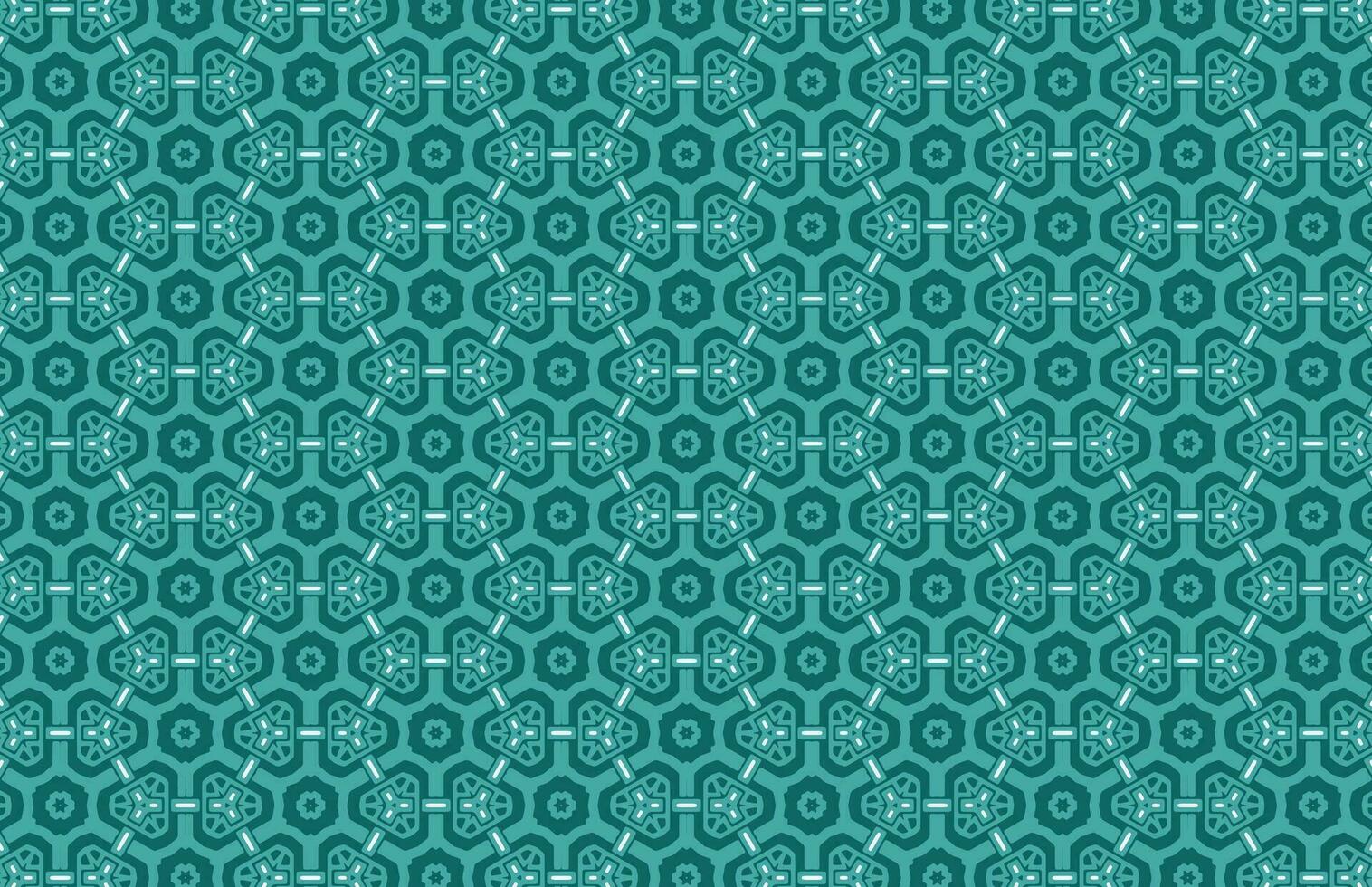 Dark green and white fabric pattern vector