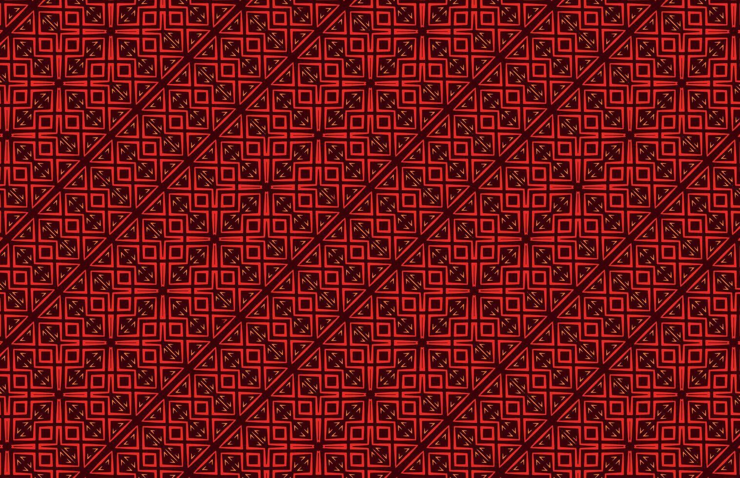 Red and orange color textile fabric design pattern vector