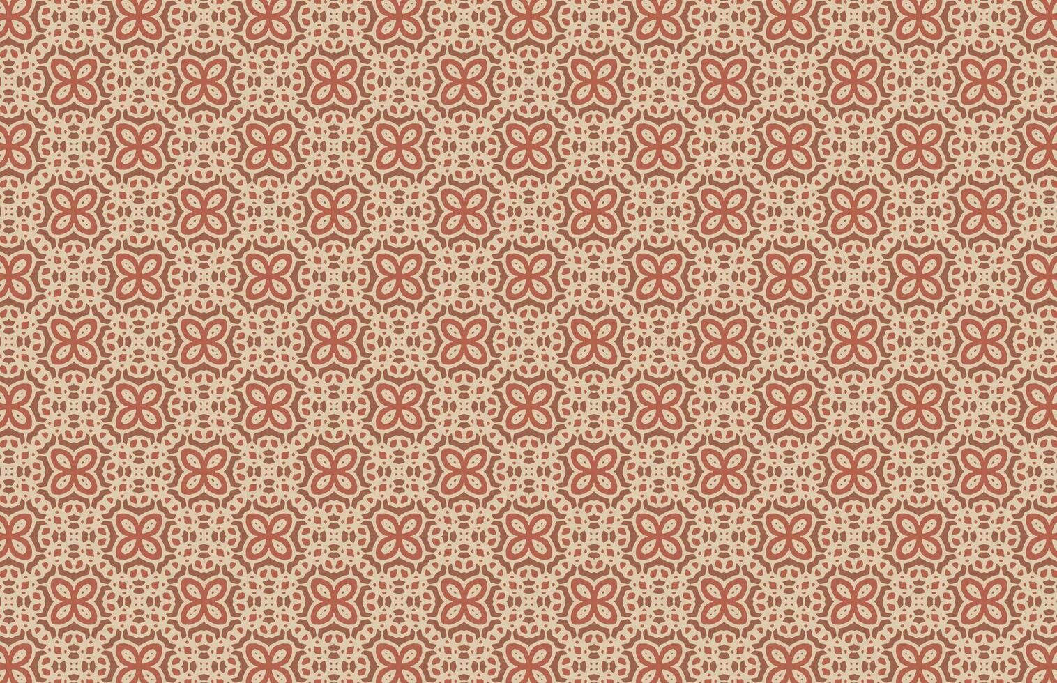 Brown color tile pattern design vector