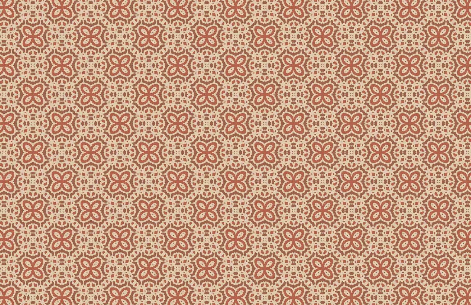 Brown color tile pattern design vector