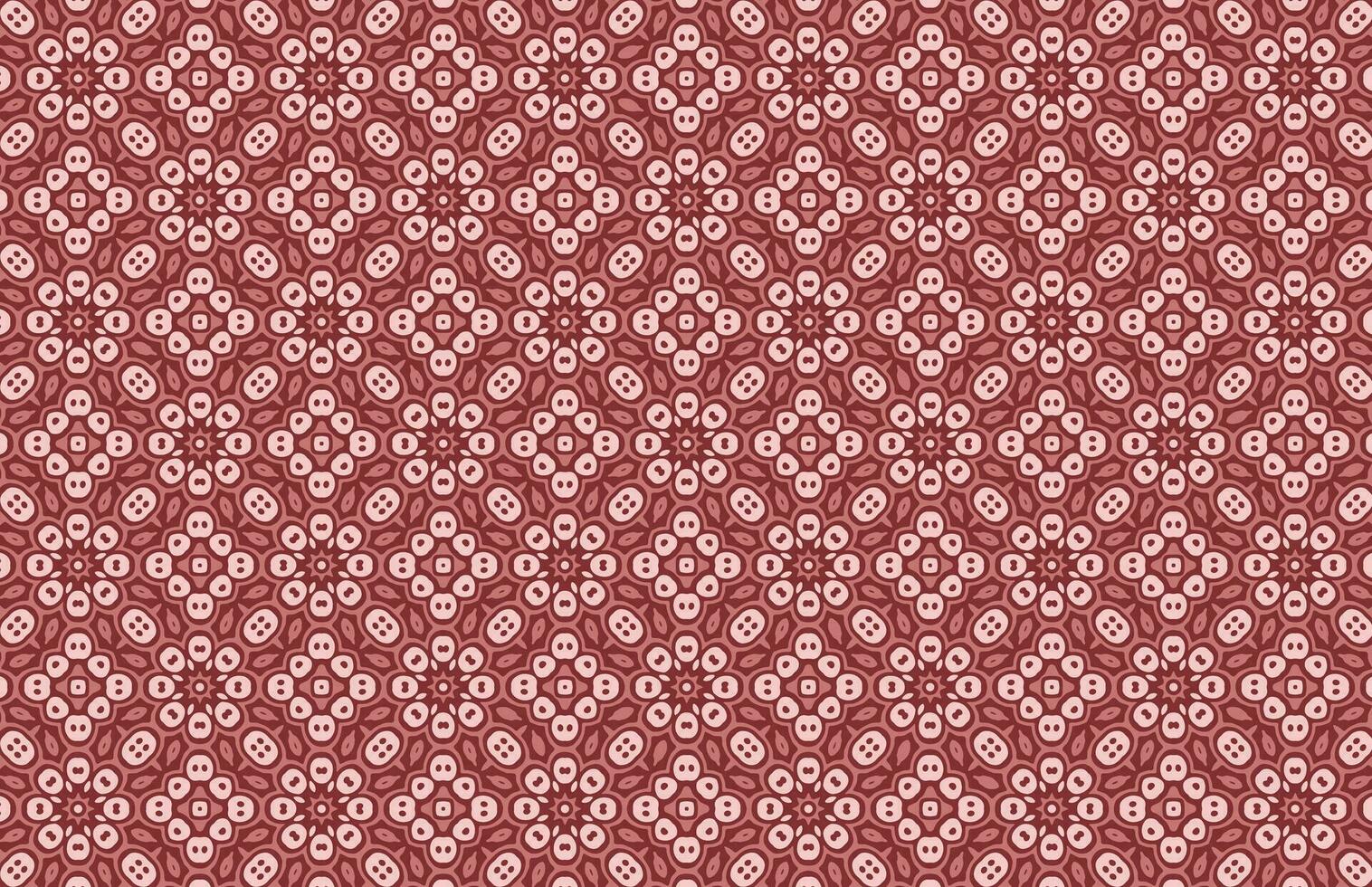 Red and ehite fabric design Pattern vector