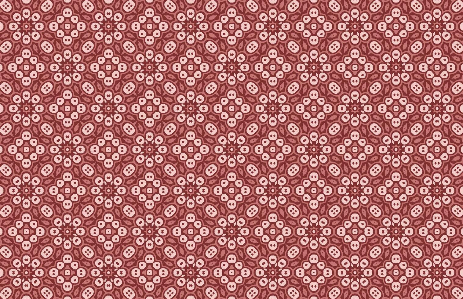 Red and ehite fabric design Pattern vector