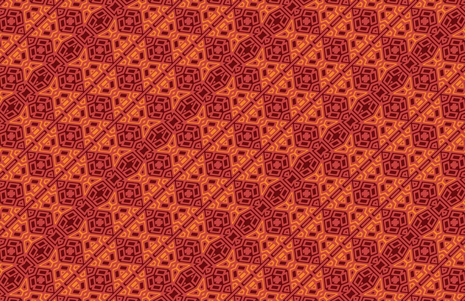 Red and orange color geometric pattern vector