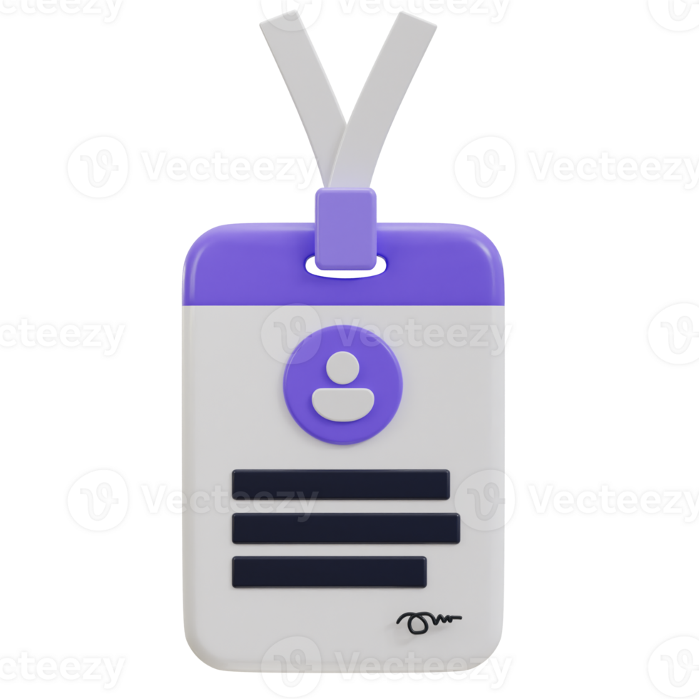 3d driver license, id card, plastic card icon png