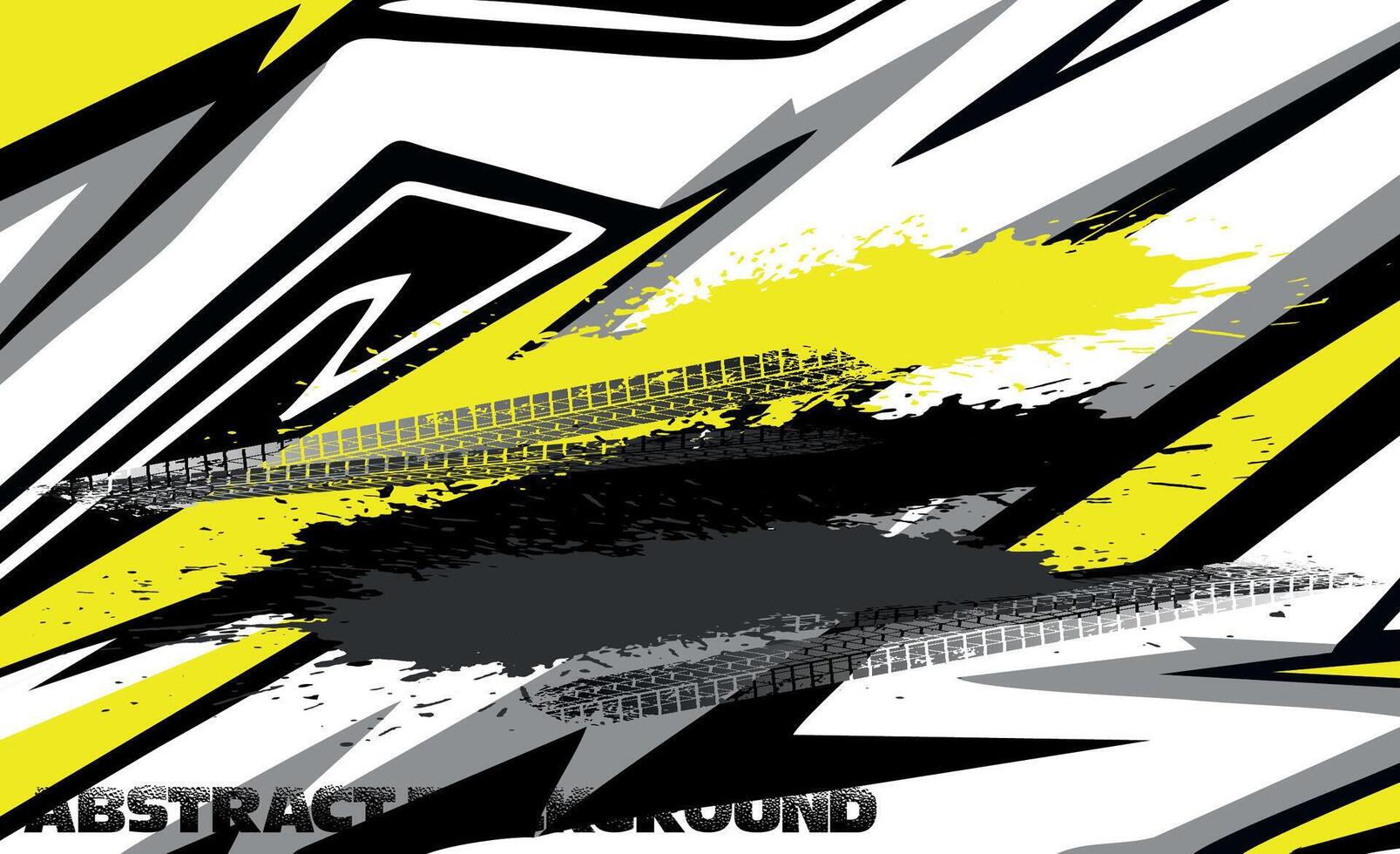 Graphic abstract stripe racing background kit designs for wrap vehicle, race car, rally, adventure and livery vector