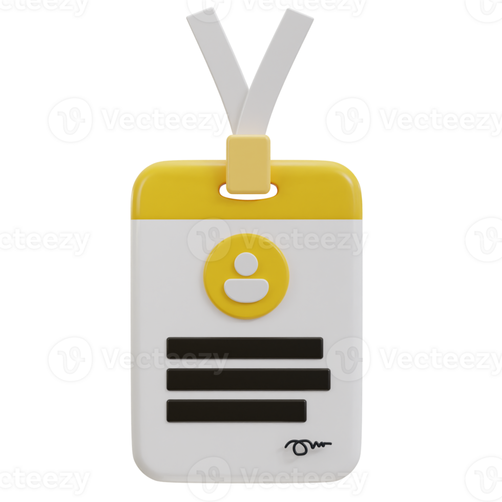 3d driver license, id card, plastic card icon png