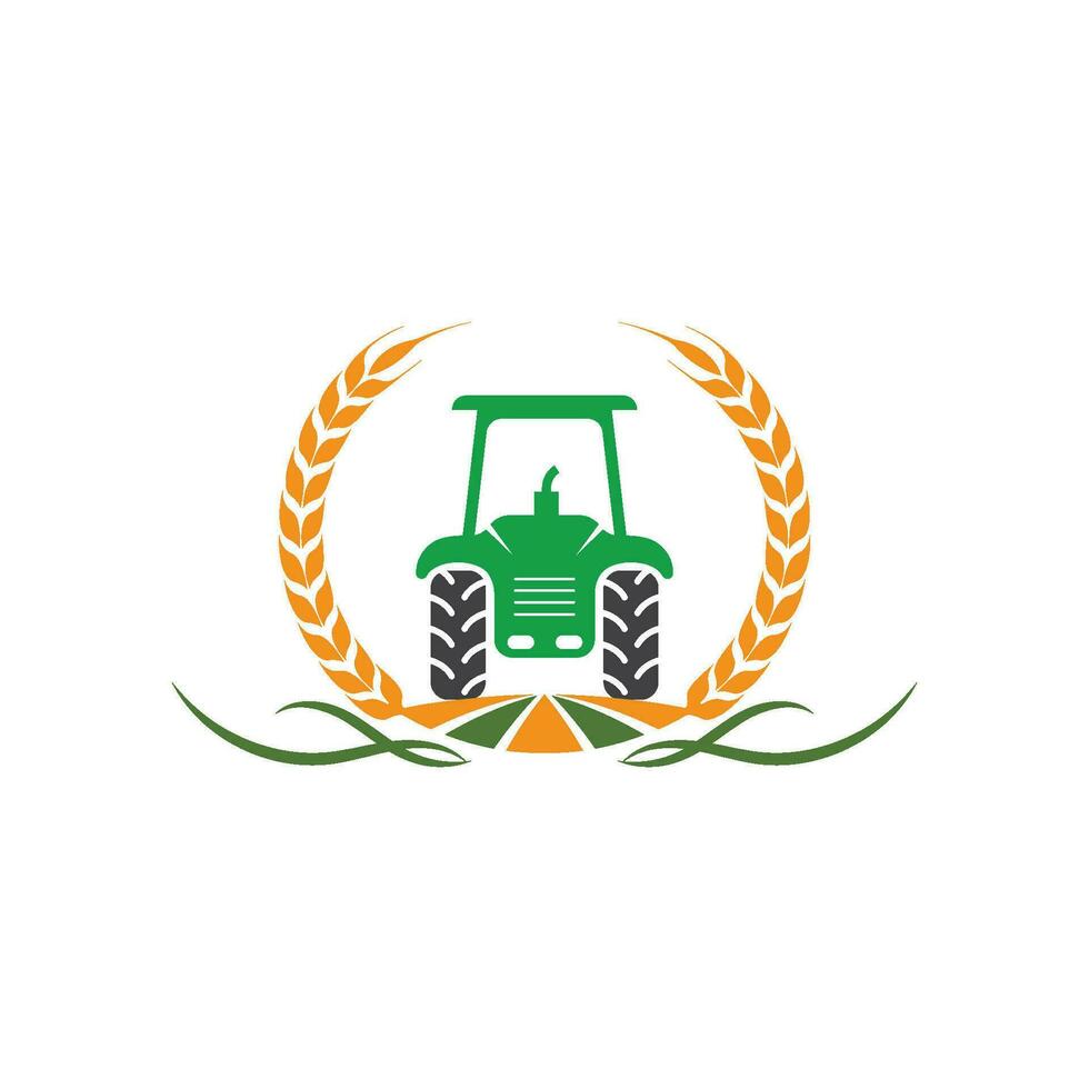 tractor farmer  icon vector illustration design
