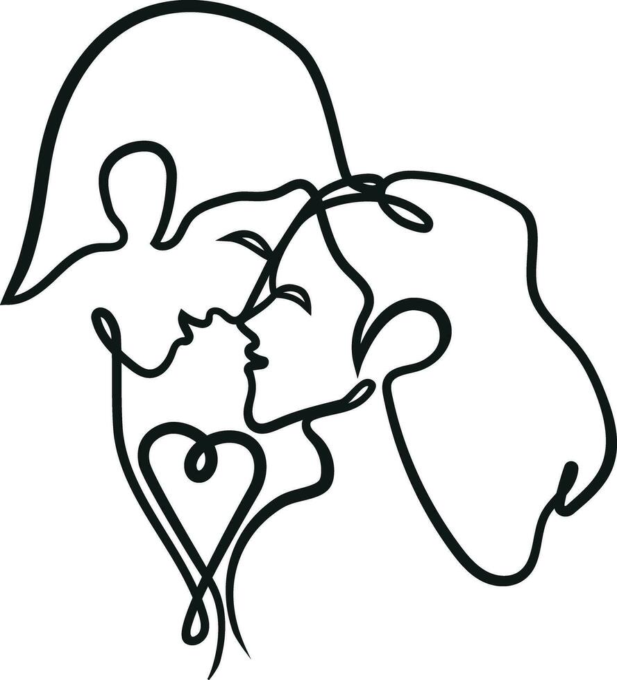 COUPLE digital one line layout files vector
