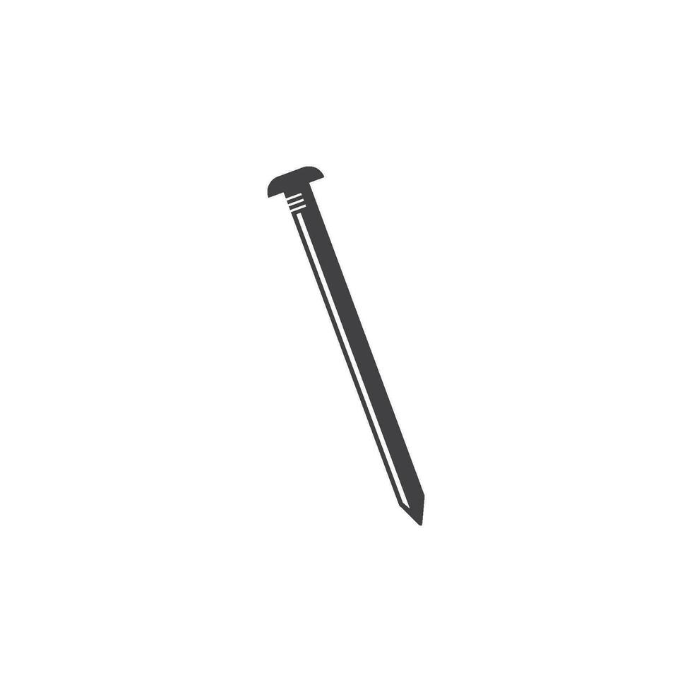 metal nail vector illustration design