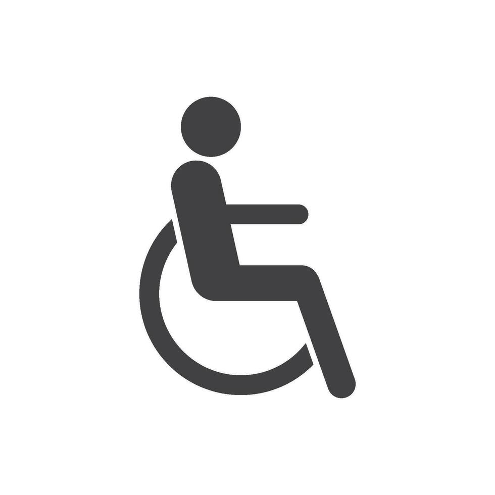 wheelchair disable patient vector illustration design