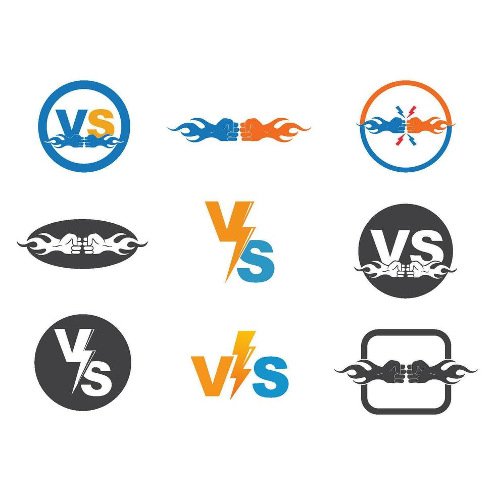 battle hand,versus  icon  vector illustration