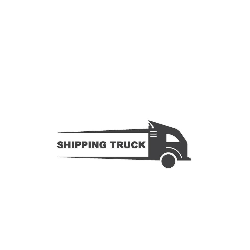 truck icon logo vector illustration design