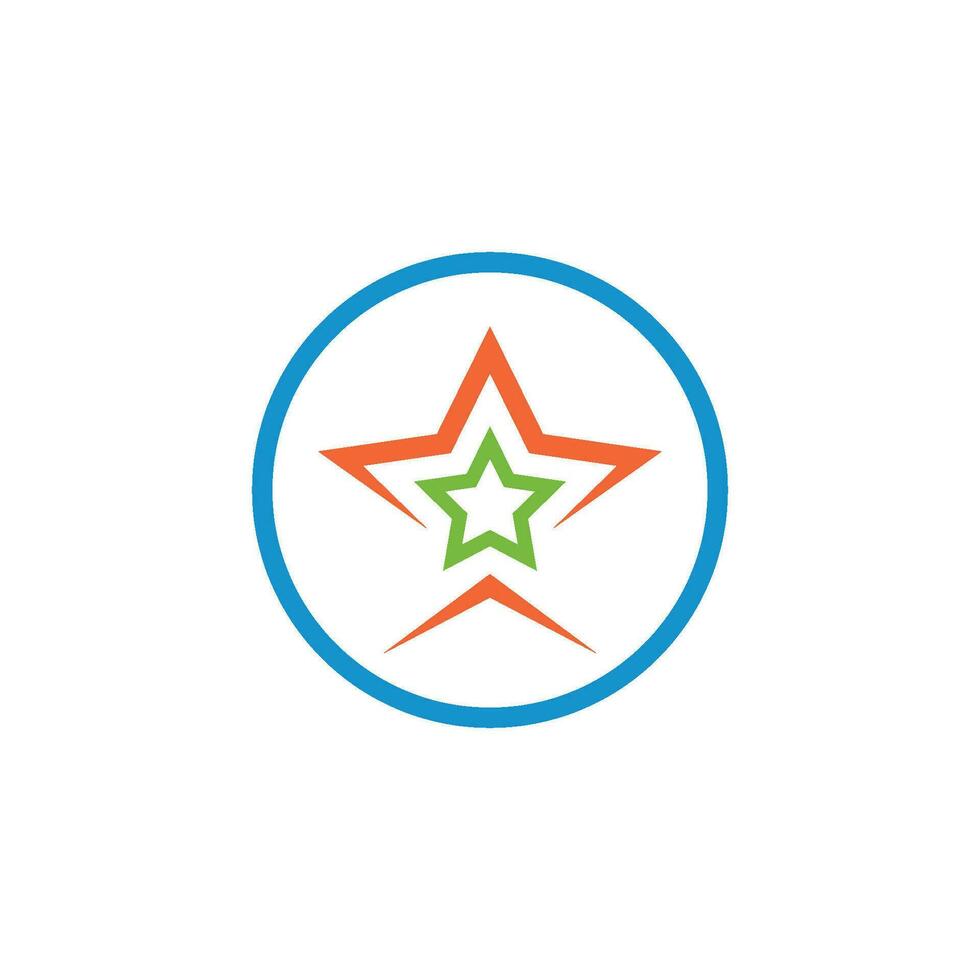 star logo icon vector illustration