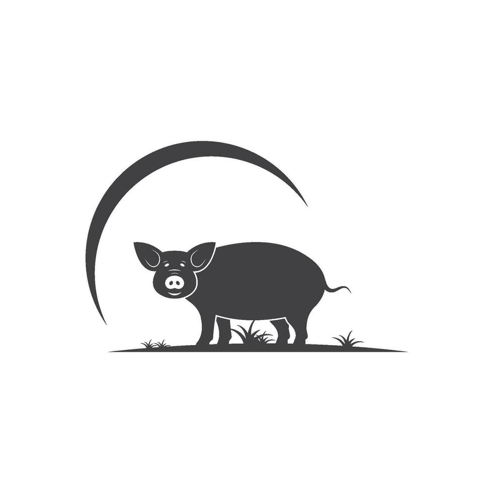 pig vector icon illustration design