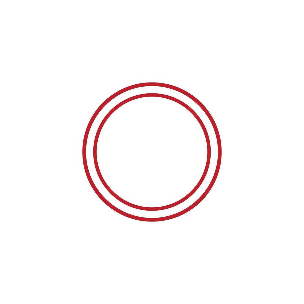 circulo anillo logo modelo vector