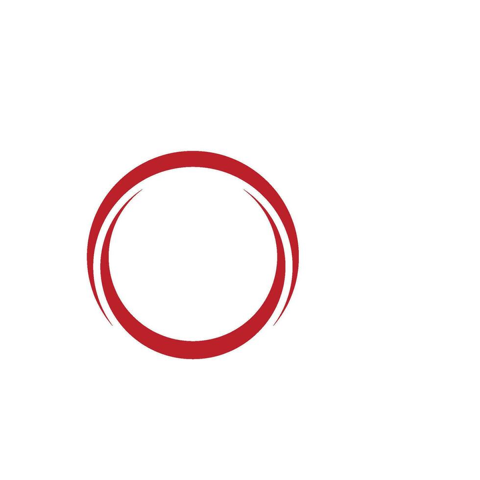circle ring logo template vector