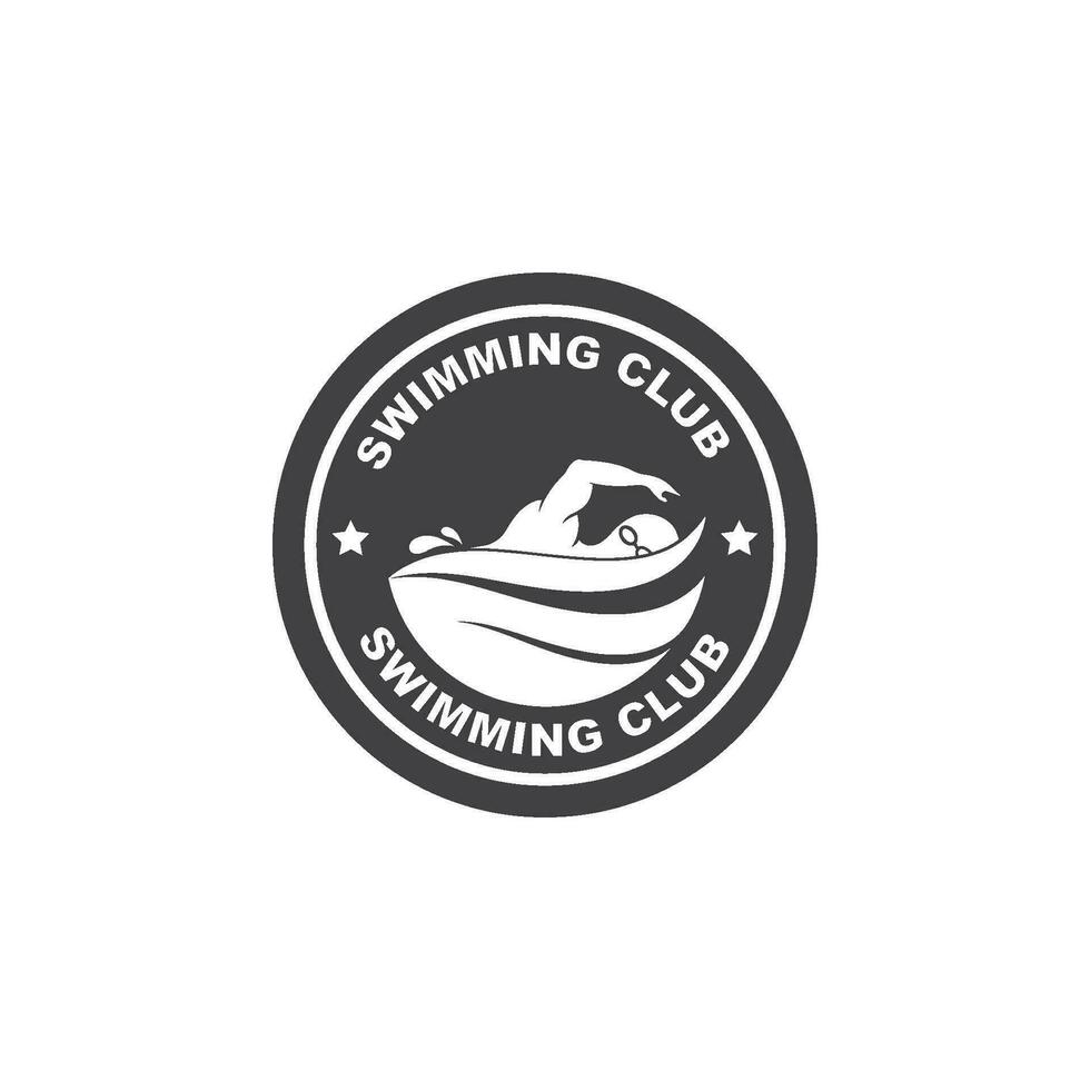 nadando icono vector ilustración diseño