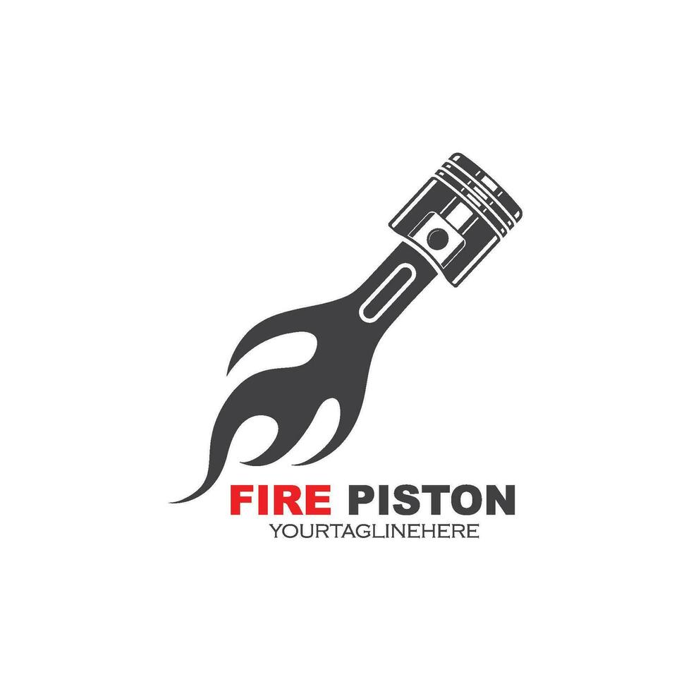 piston vector icon illustration design