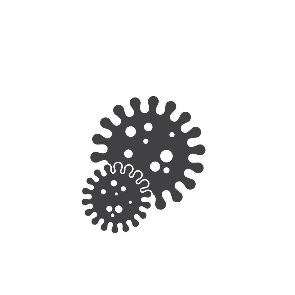 virus and bacteria icon vector illustration design