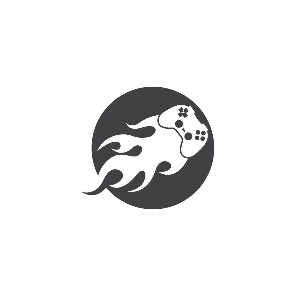 video game controller logo icon vector illustration