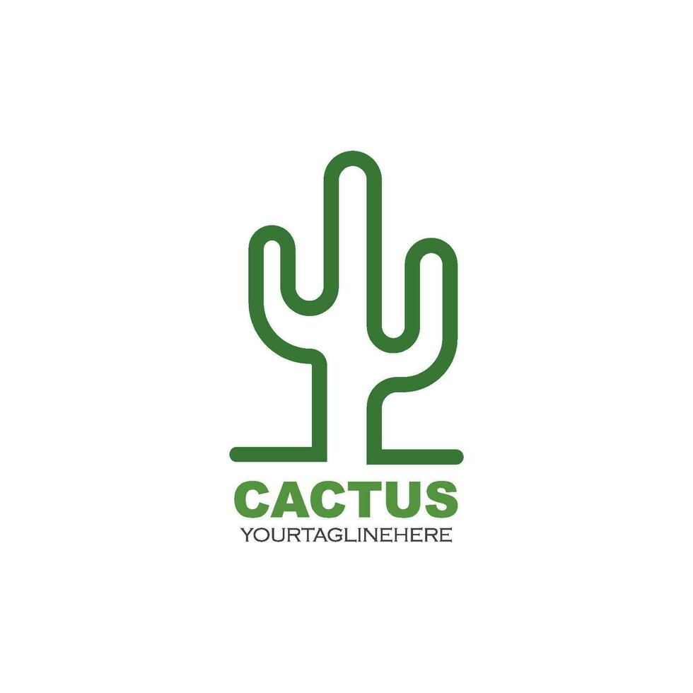 cactus icono vector ilustración diseño