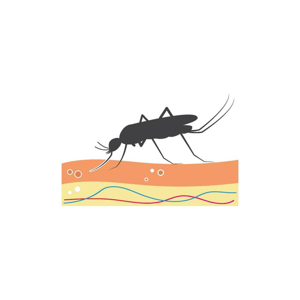 mosquito icono vector ilustración diseño