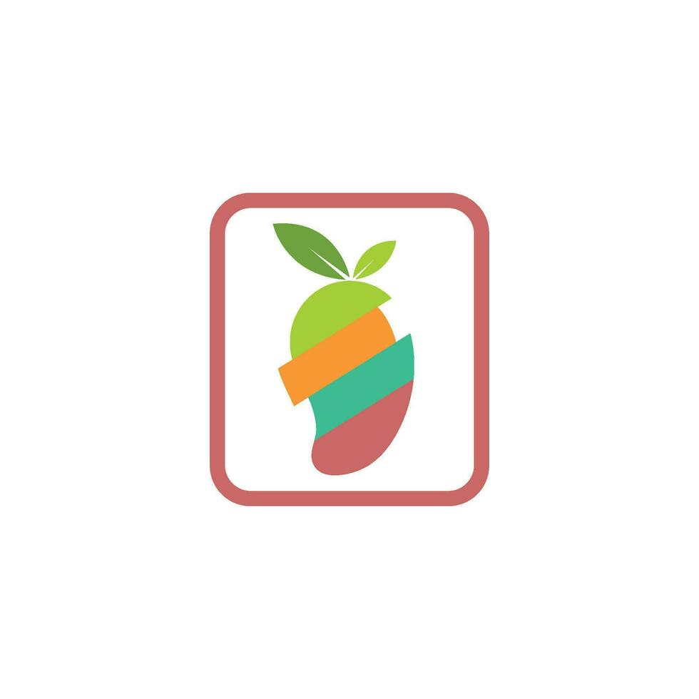 Ilustración de vector de fruta de mango
