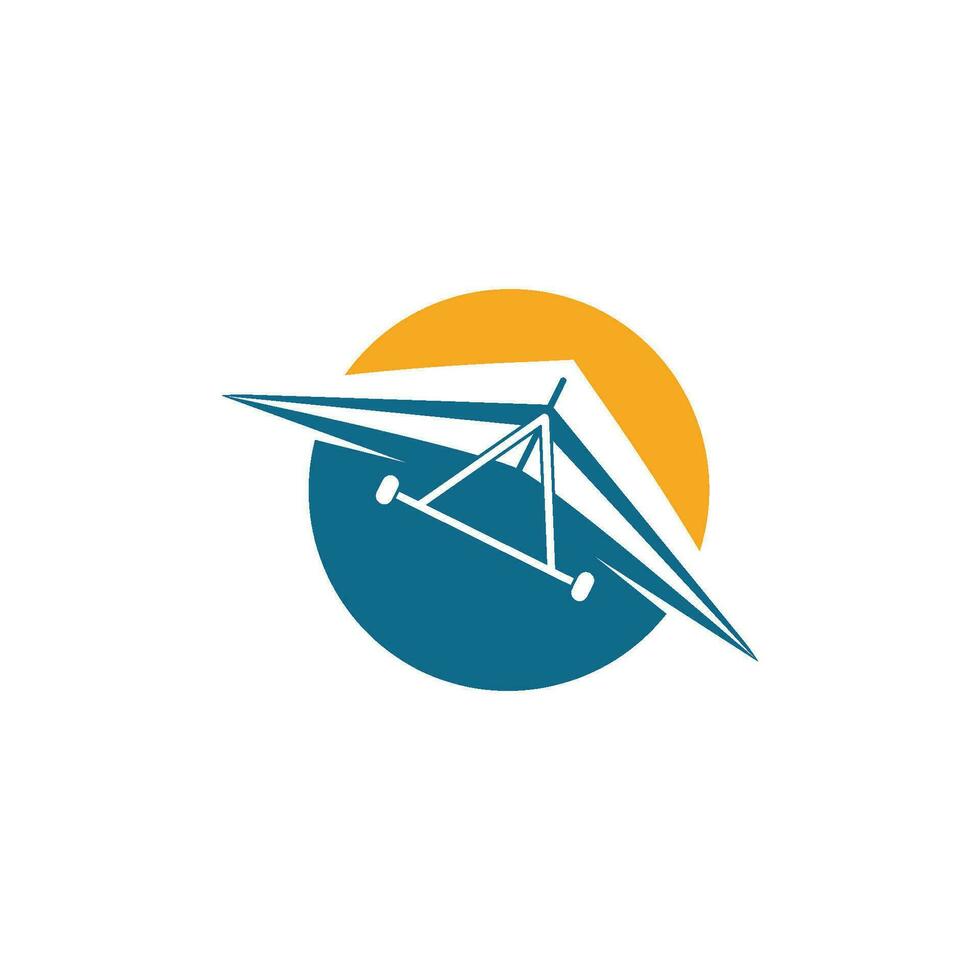 hang gliding icon vector illustration design