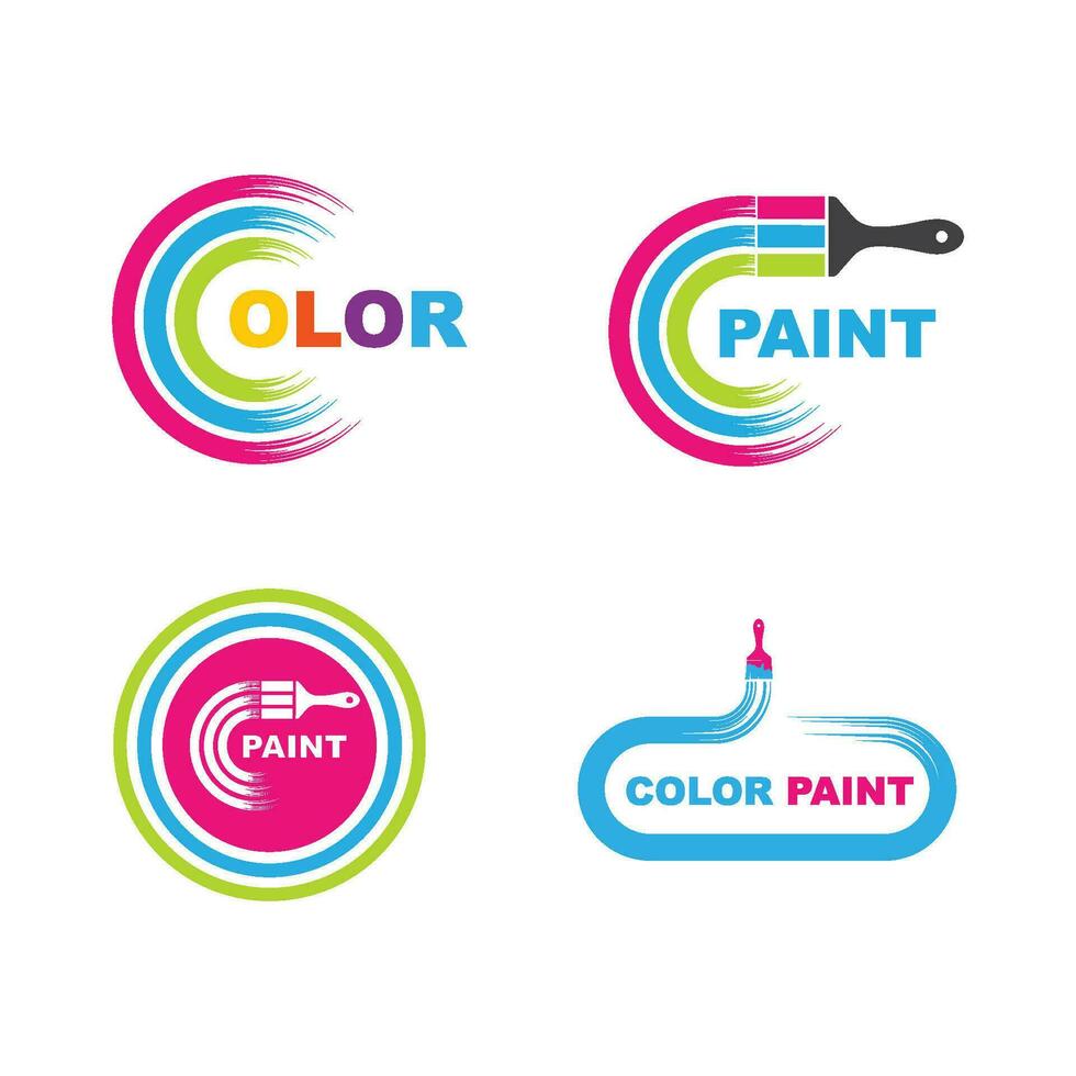 paint brush vector illustration design