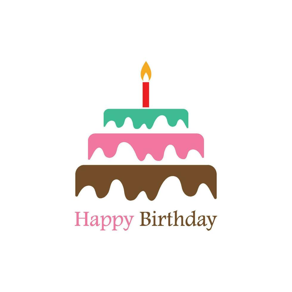 Cake logo vector ilustration