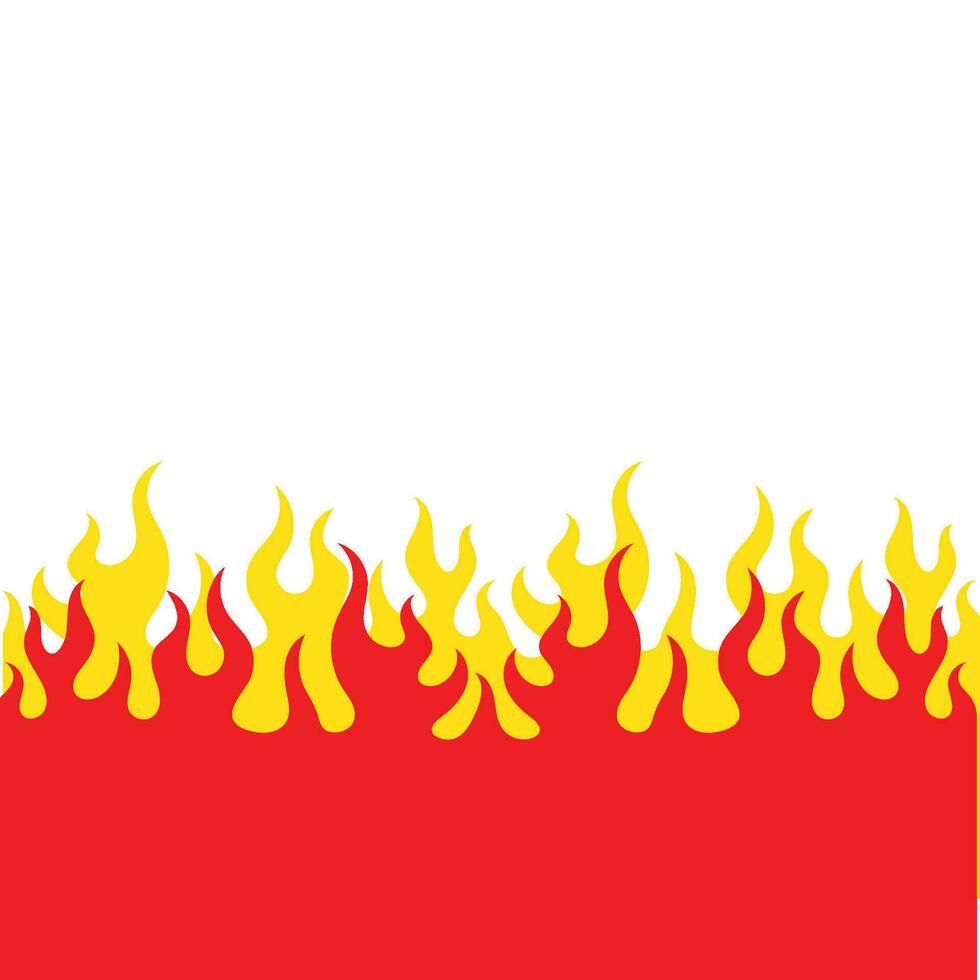 Fire flame Logo icon vector illustration design