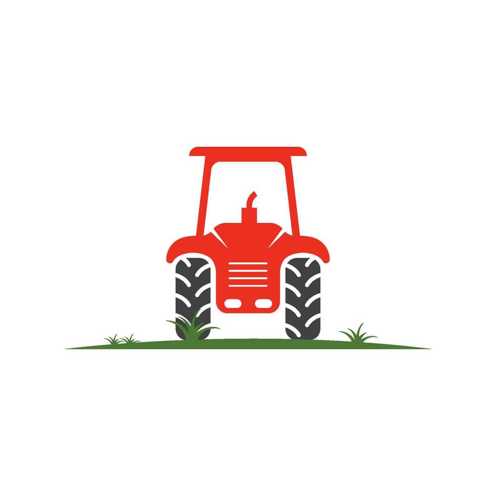 tractor granjero icono vector ilustración diseño