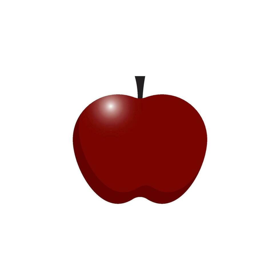 manzana Fruta icono diseño vector plantillas