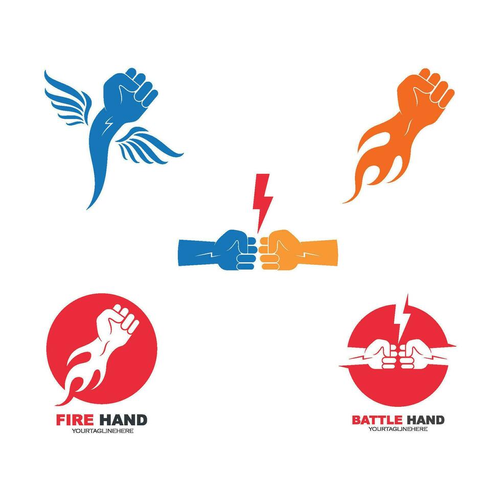 strong hand icon vector illustration