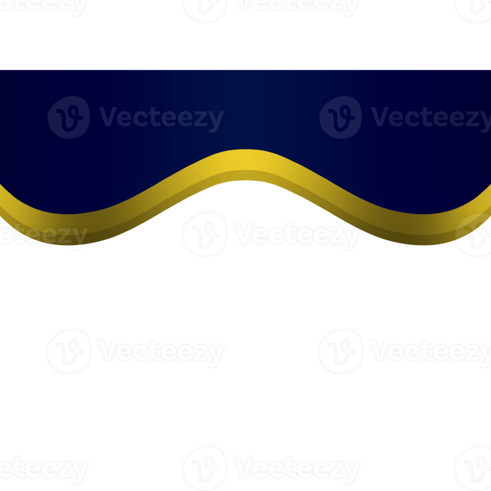 Gold Border Frame Design on dark blue gradient background. png