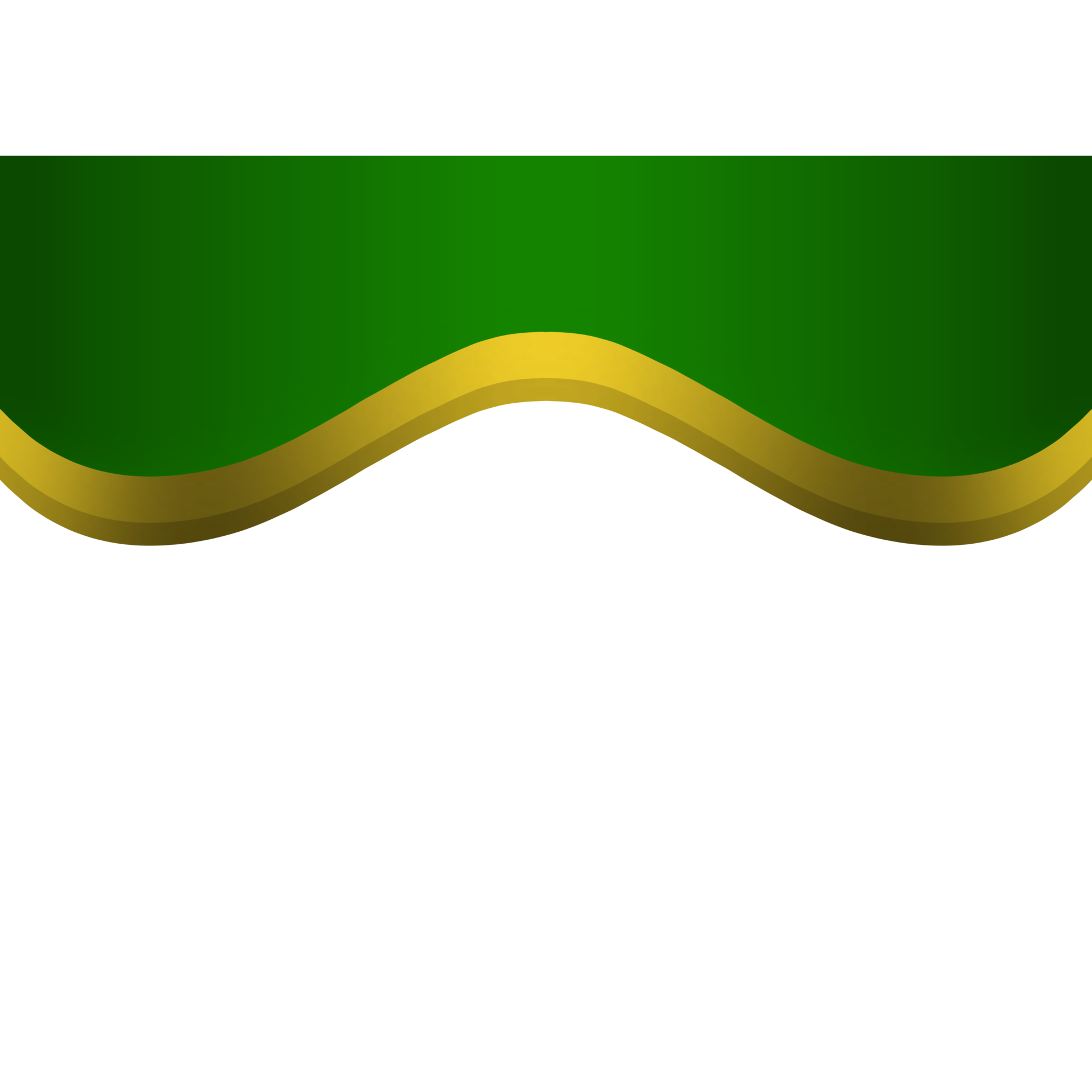 Gold Border Frame Design on green gradient background. 30776283 PNG