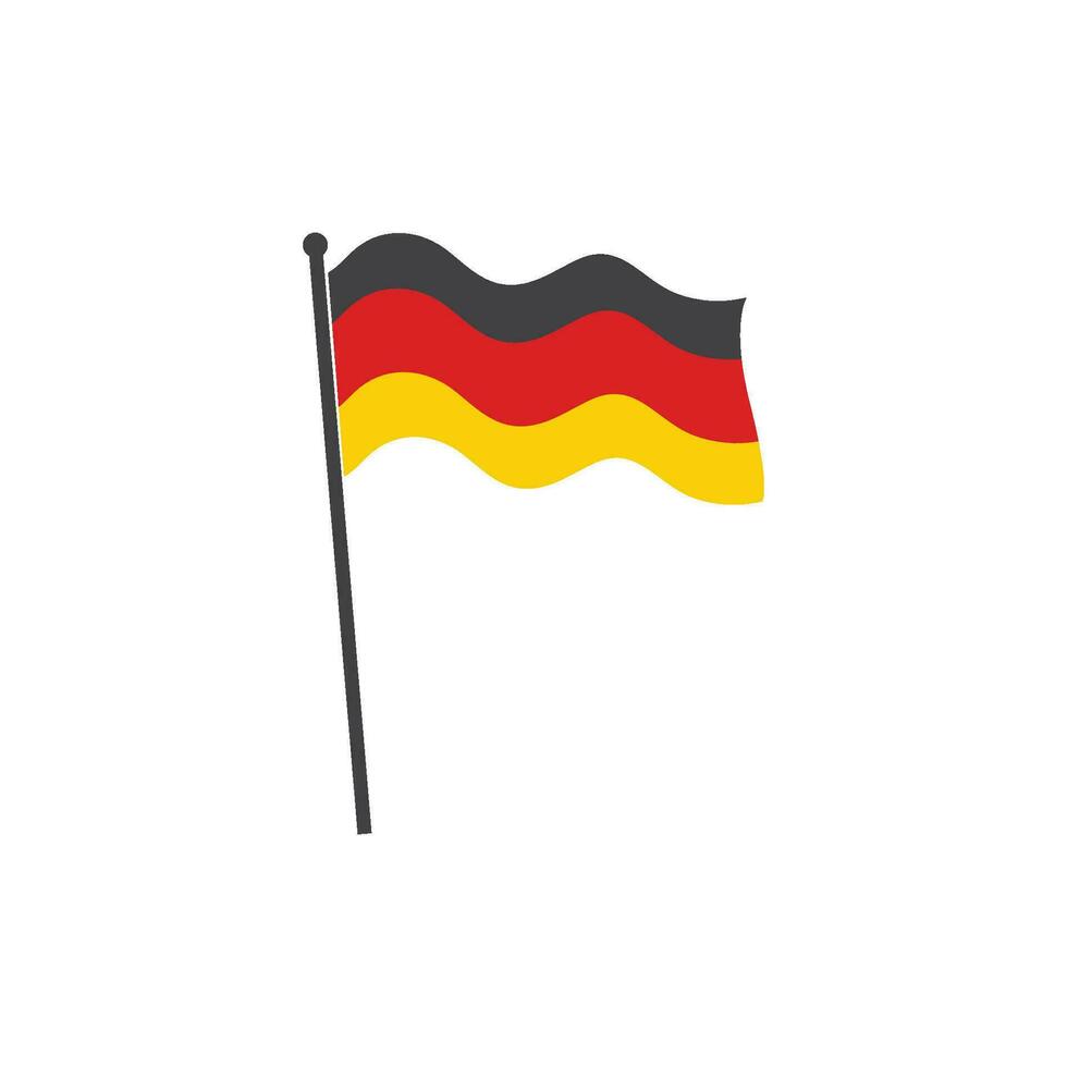 Alemania bandera vector ilustración diseño