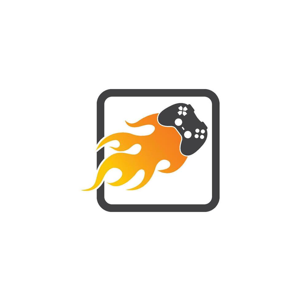 video game controller logo icon vector illustration