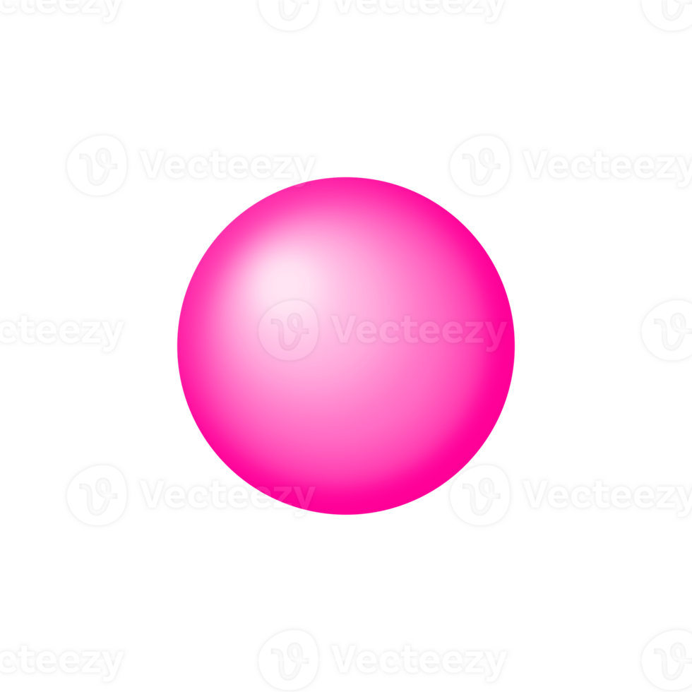 Pink ball buttons with transparent background. png