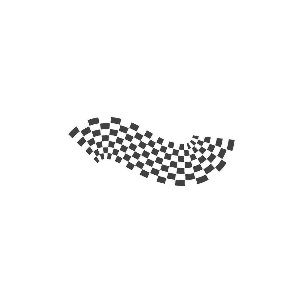 racing flag icon of automotif illustration vector