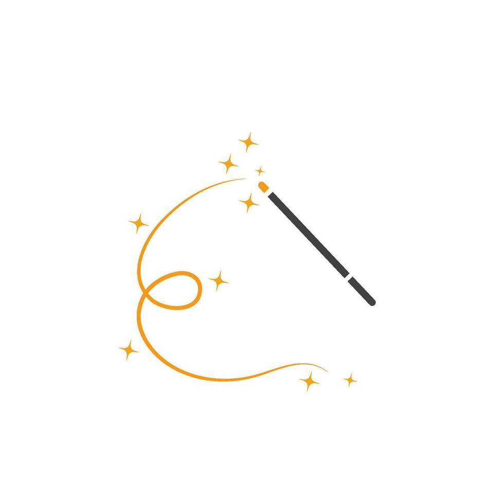 wand magic  vector icon illustration design