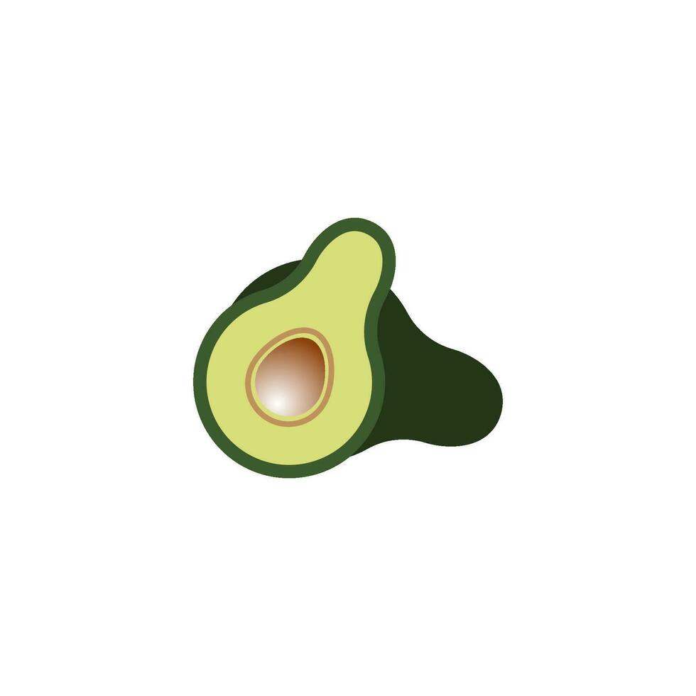 avocado icon design vector templates