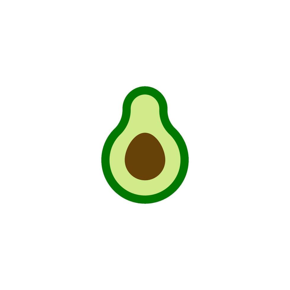 avocado icon design vector templates