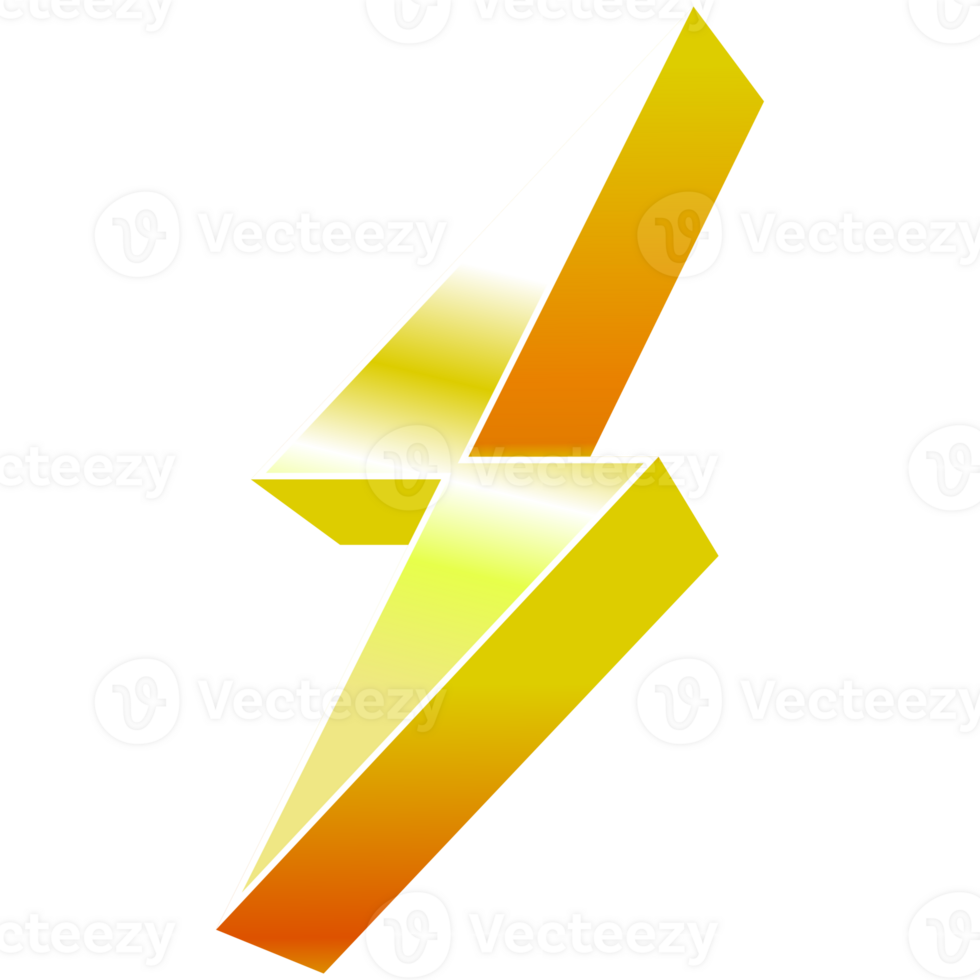 bolt energy electric flash symbol png