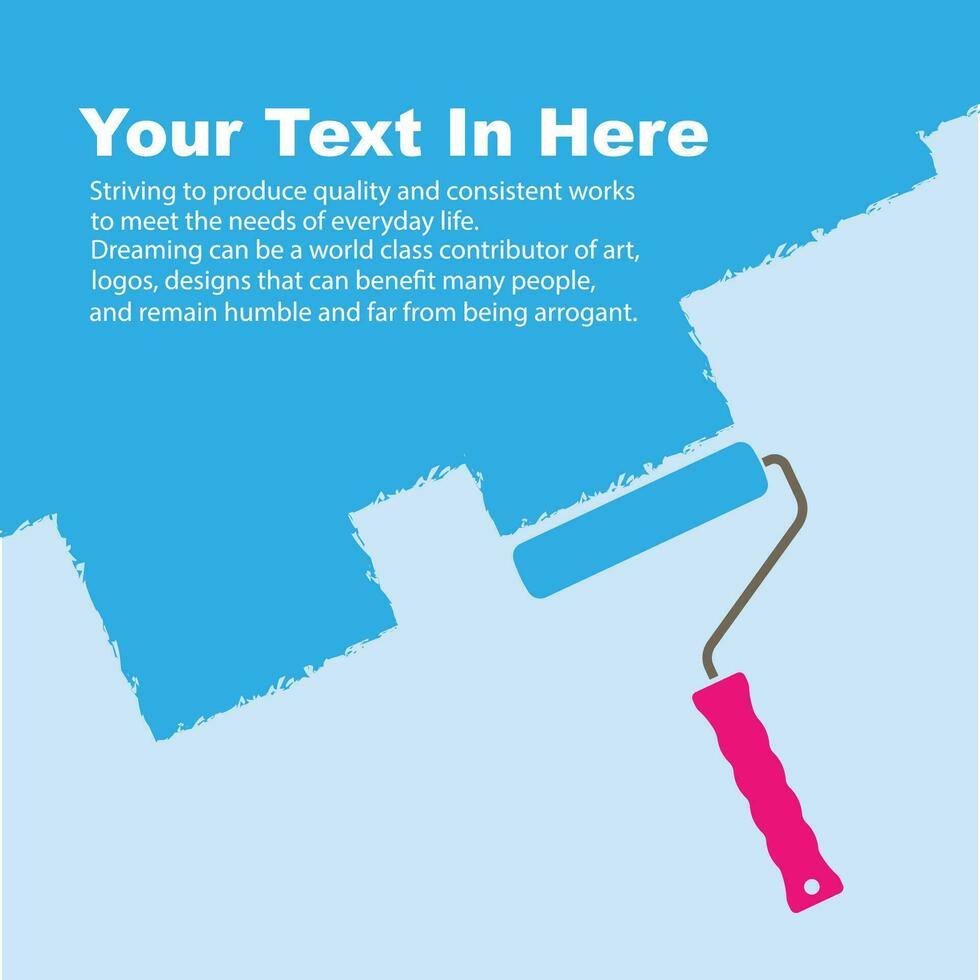 roller paint vector illustration design