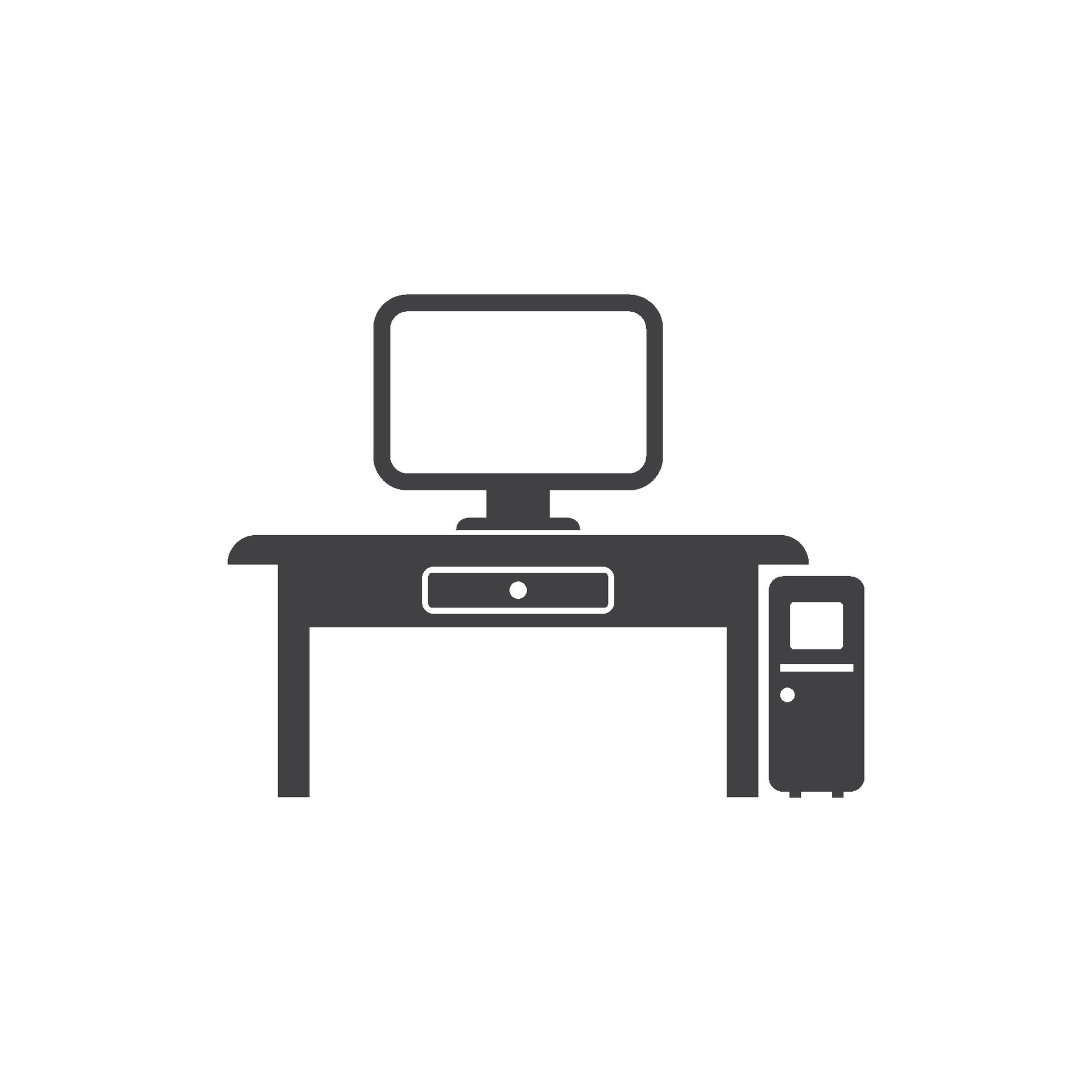 computer in table vector illustration design 30776726 Vector Art at ...